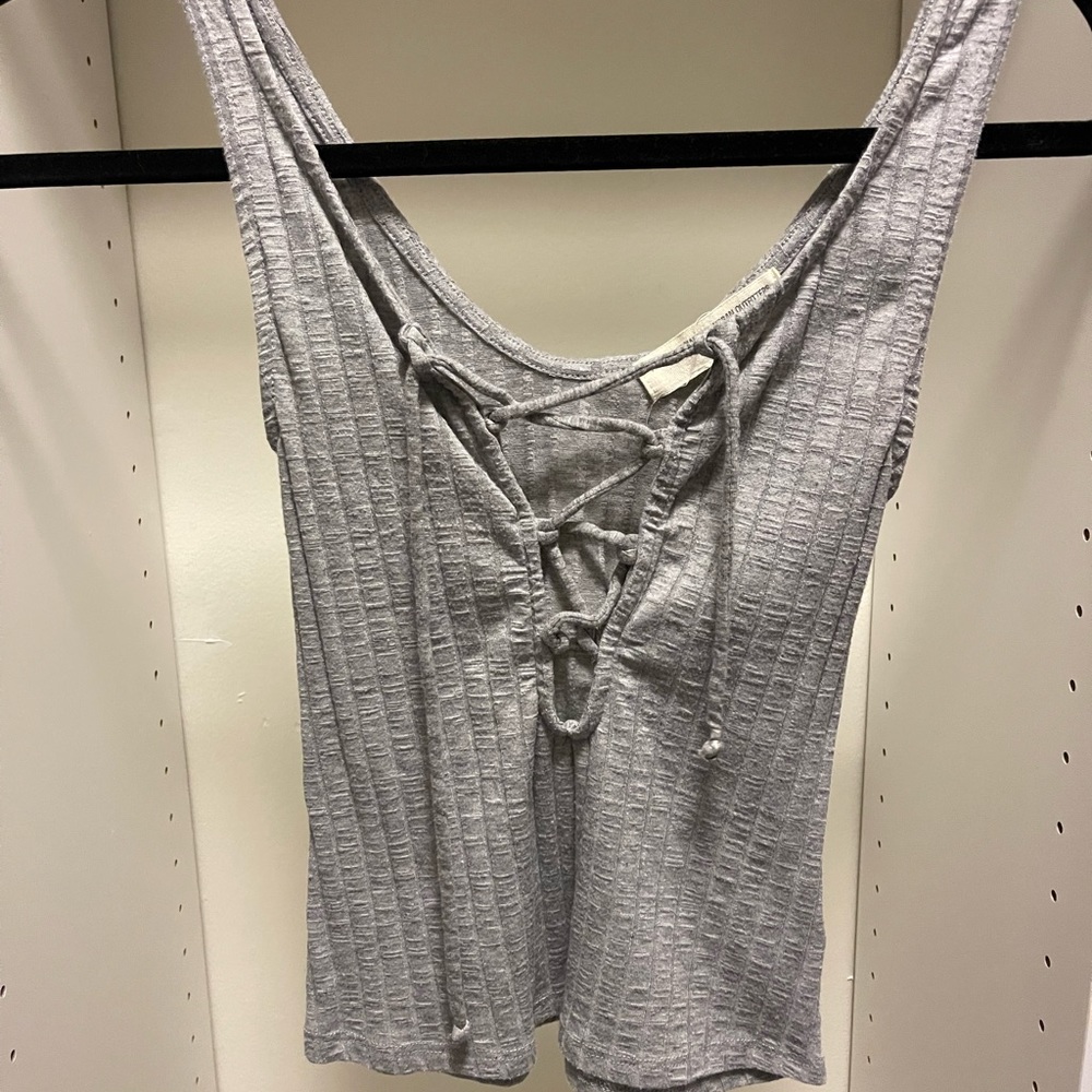 Grey tank/crop top